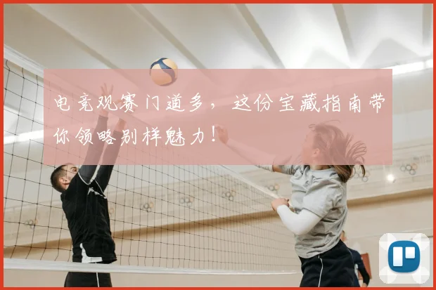 电竞观赛门道多，这份宝藏指南带你领略别样魅力！